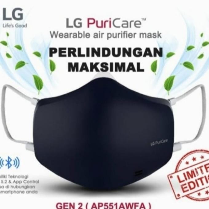 Lg Mask Wearable Air Puricare Masker Lg Purifier Hepa Filter Original