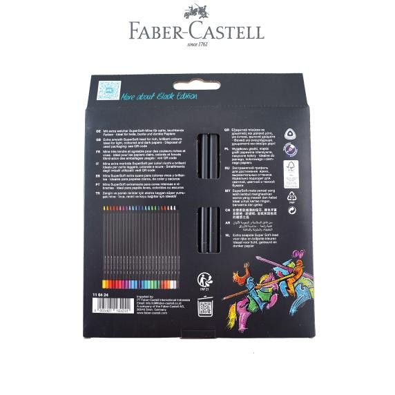 

SALE Faber-Castell Pensil Warna Black Edition Colour Pencils Series Kec-76