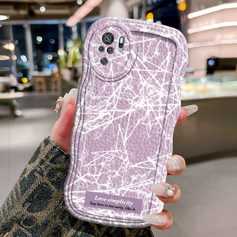 Casing Hp Untuk Xiaomi Redmi Note 10 Note 10s Note 10 Pro Case Casing ungu Kasing HP Cesing Silikon 