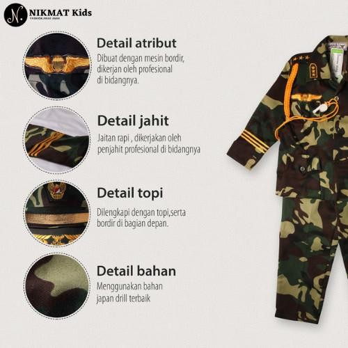 Baju Profesi Tentara Loreng Tni Anak Baju Kostum Laki Laki Tk Sd