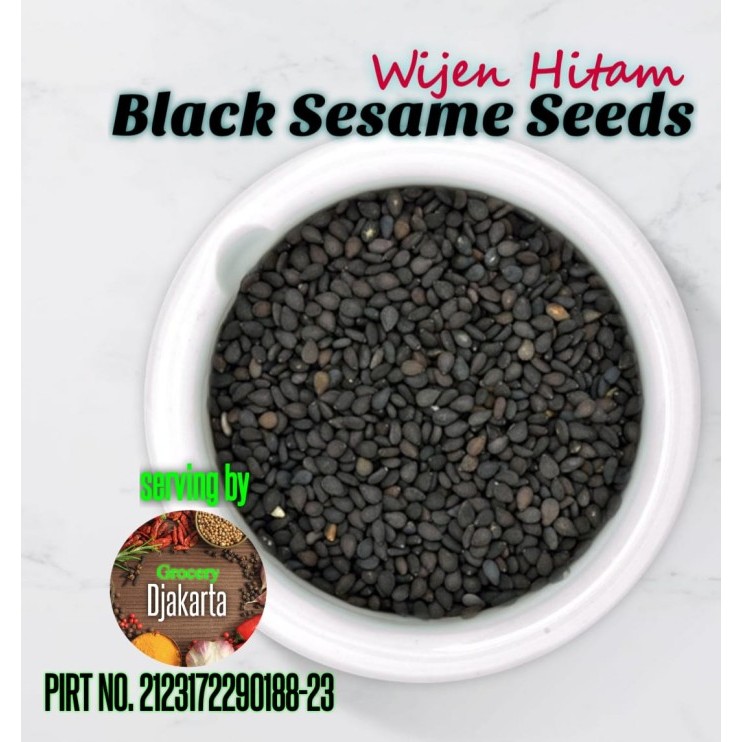 

Premium Black Sesame Seeds 5kg / Wijen Hitam Kwalitas Premium 5kg