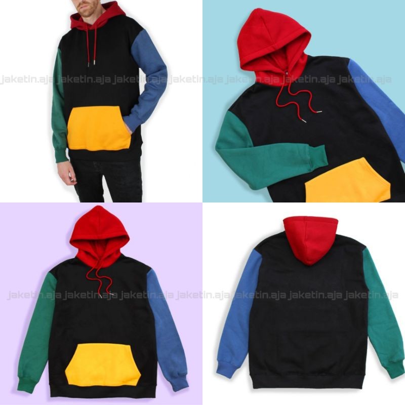 Epix Apparel Jaket Hoodie Kombinasi Mix Warna Full Color Big Size S M L XL 2XL 3XL 4XL 5XL 6XL Jacke