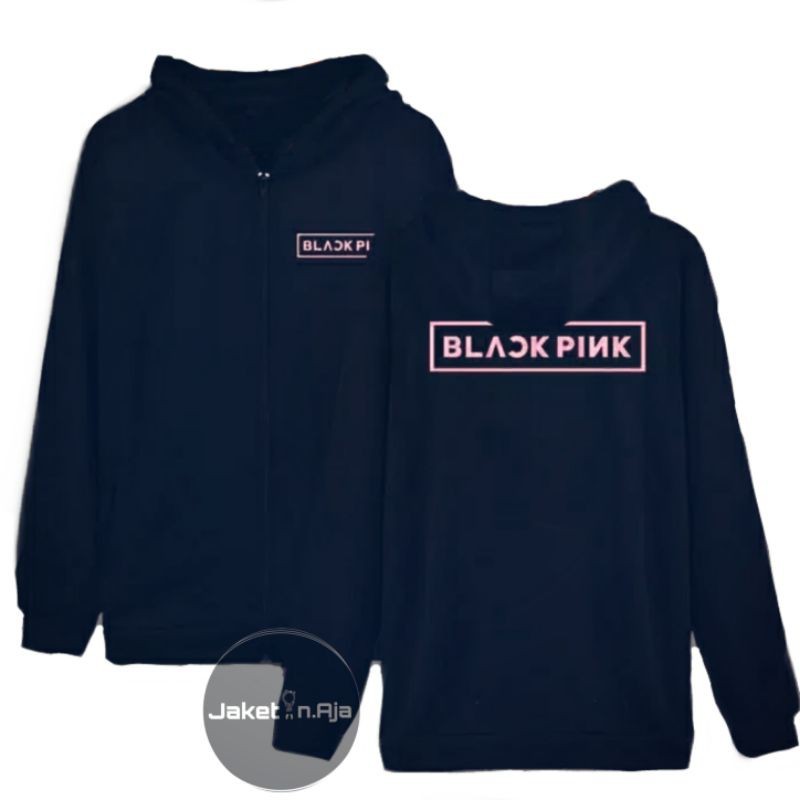 Epix Apparel Jaket Zip Hoodie Blackpink BIGSIZE BLACKP1NK Black P1nk JISOO JENNIE LISA ROSE Jacket P