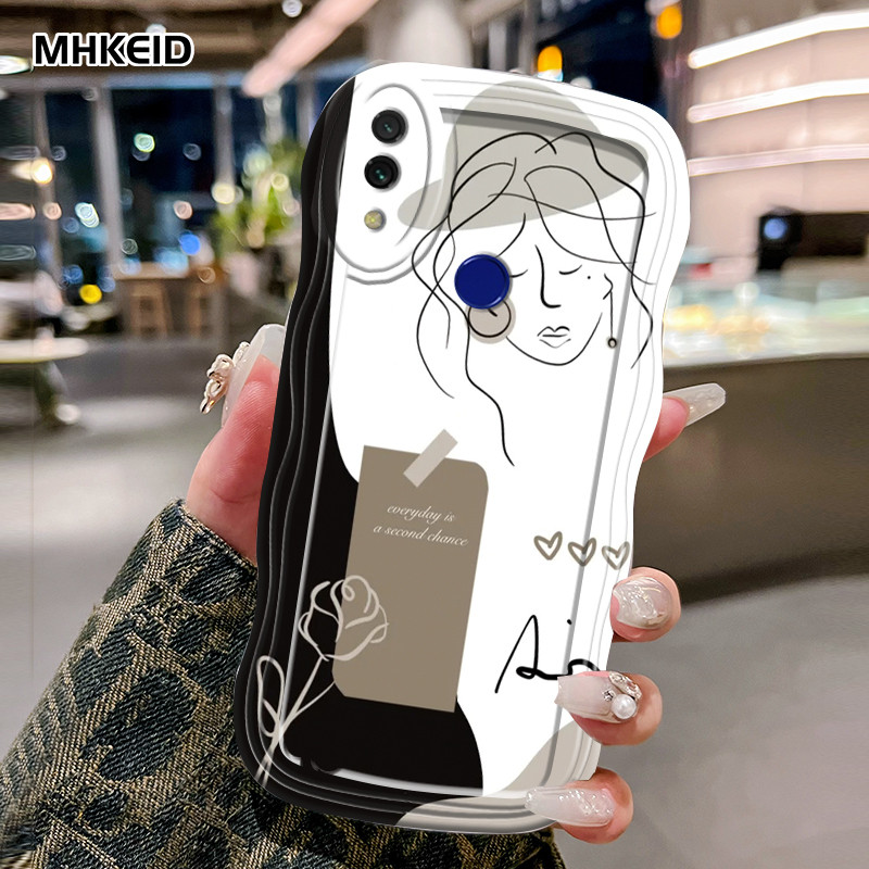 MHKEID Casing Hp Untuk Xiaomi Redmi 7 Y3 Case Casing HP pola bagus Kasing baru Softcase Silikon Cesi