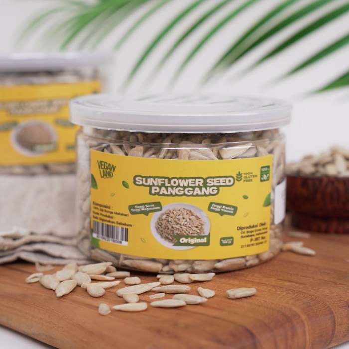 

Terlaris [VEGAN] ROASTED SUNFLOWER SEED BIJI BUNGA MATAHARI - VEGAN LAND SALE