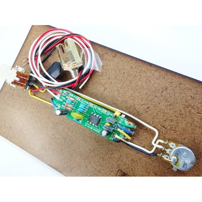 Mojotone Music Man Clone 2-Band Bass Preamp 4 Knob Pre-Wired Kit