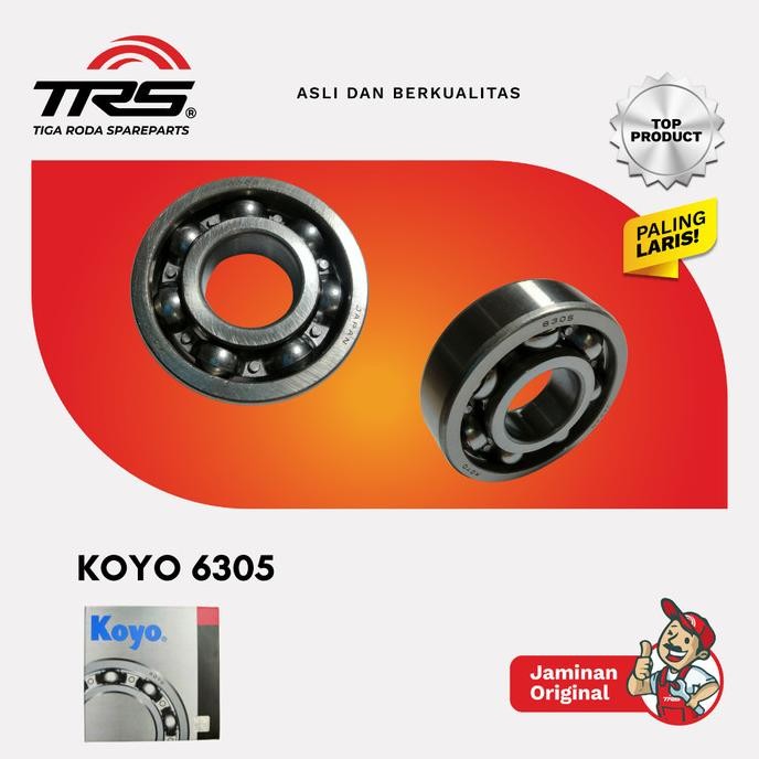 [Trs] Laker Bearing Koyo 6305 Original Koyo Original