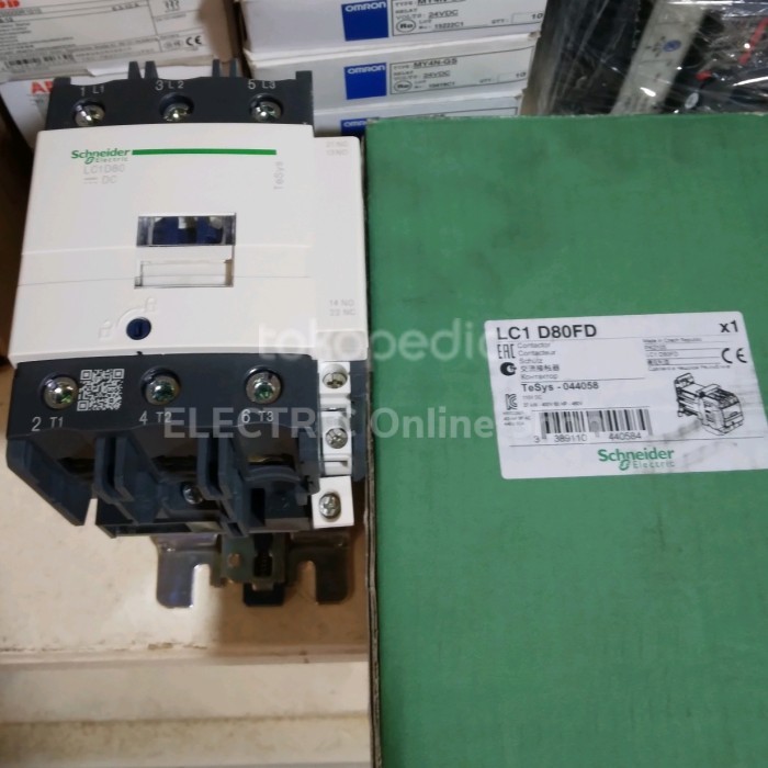 Contactor Schneider LC1D80FD 110VDC 37Kw Original Schneider