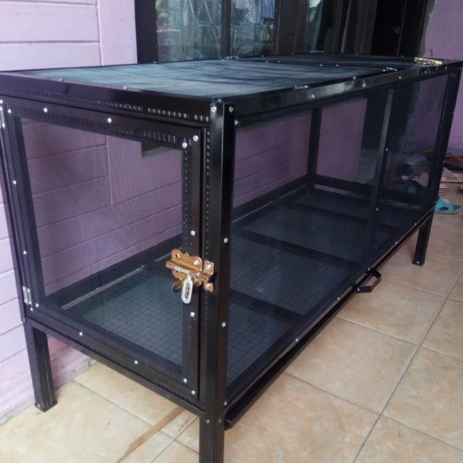 Kandang Iguana Reptil [ Po ]