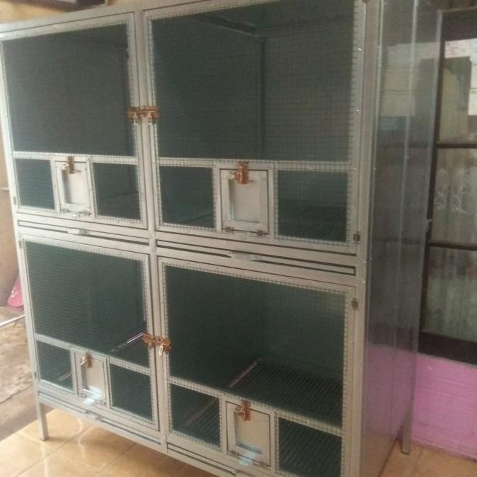 Kandang Macan Merpati Balap Bongkar Pasang 4Ruang [ Po ]