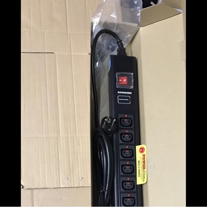 Indorack Power Distribution Unit 6 Outlet Socket IEC 320 C14- C13 EU