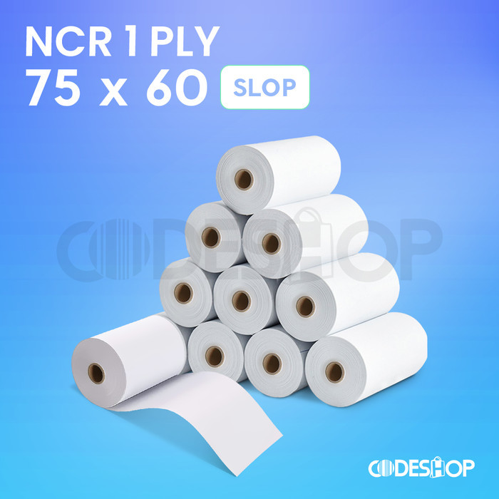 

Terlaris (1 SLOP) Kertas Struk Kasir NCR 75x60 1 PLY 75 x 60 SALE