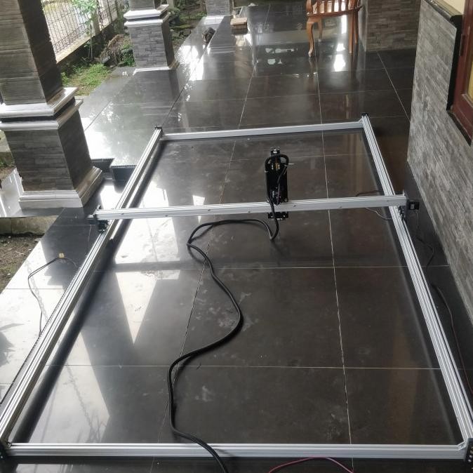 Cnc router frame 120x240 besar mesin cnc luas lengkap tinggal pakai
