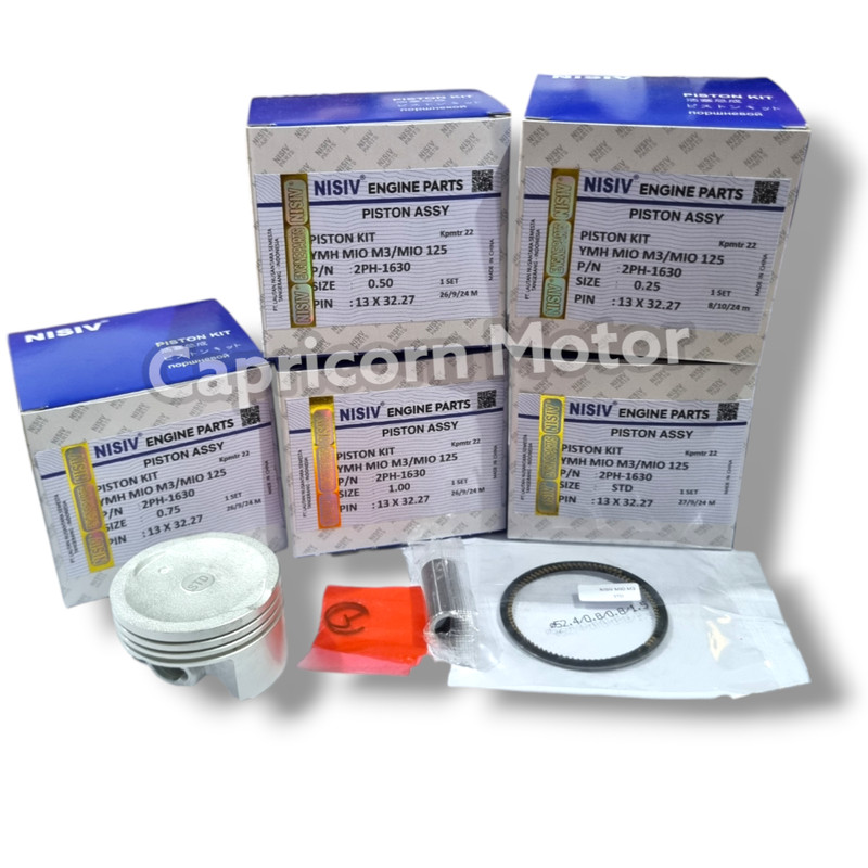 Piston Kit MIO M3 125 NISIV Oversize Std 25 50 75 100
