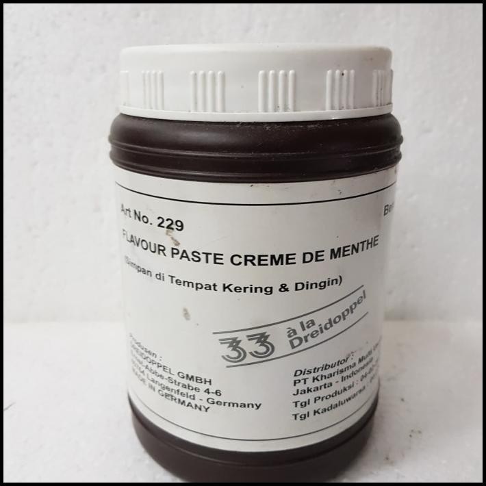 

Dreidoppel Flavour Paste Creme De Menthe / Pasta Mint Repack 120Gr