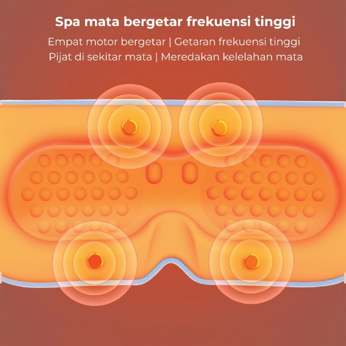 Muxiang A2 Smart Eye Mask Hot Alat utup Mata Tidur + Massage Masker
