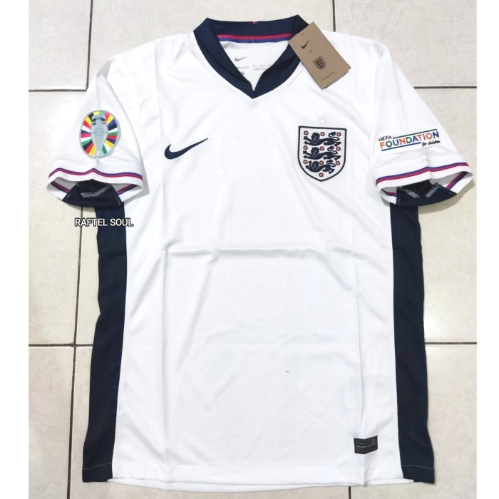 JERSEY BAJU BOLA INGGRIS HOME 2024 + PATCH EUROO