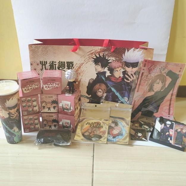 Alas Gelas/Coaster Spesial Jujutsu Kaisen Lited Edition 1011 Siptea