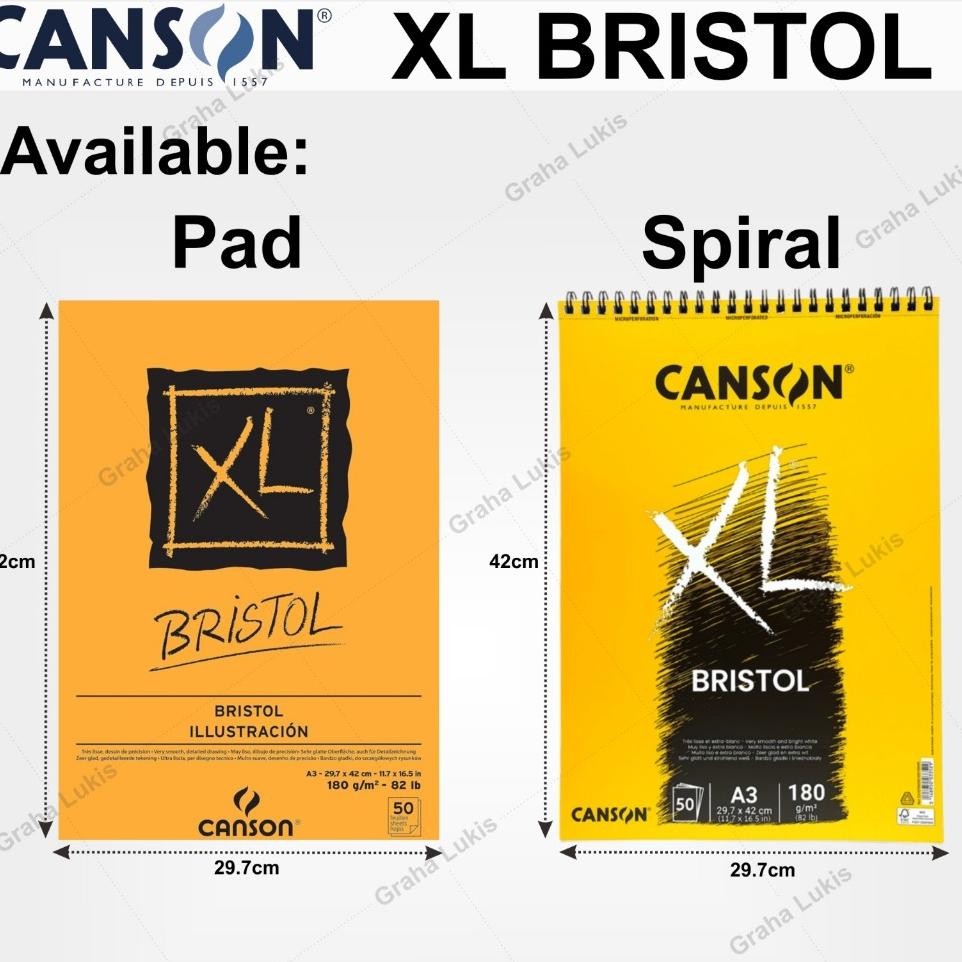 

Canson Xl Bristol Pad / Spiral - A3