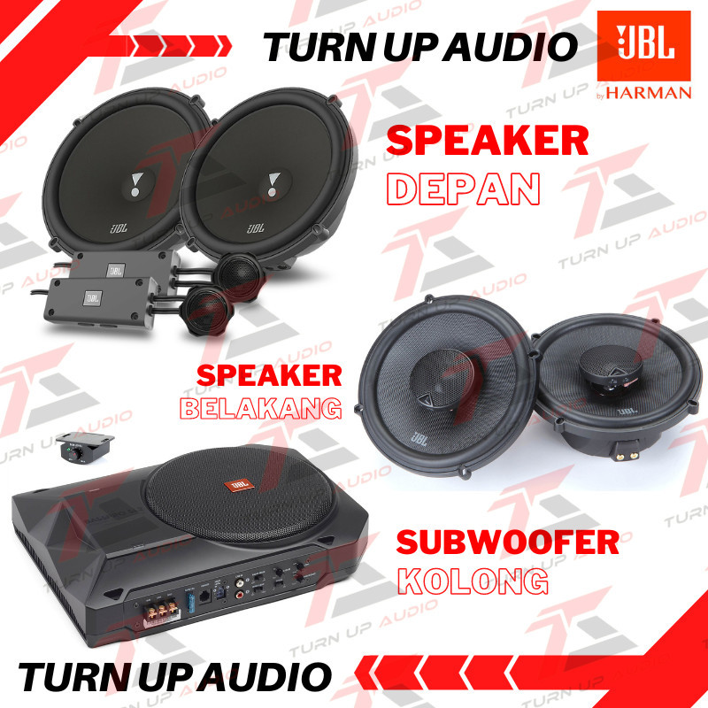 Paket Audio Mobil Full Sound System JBL STADIUM seri tinggi JBL NEW