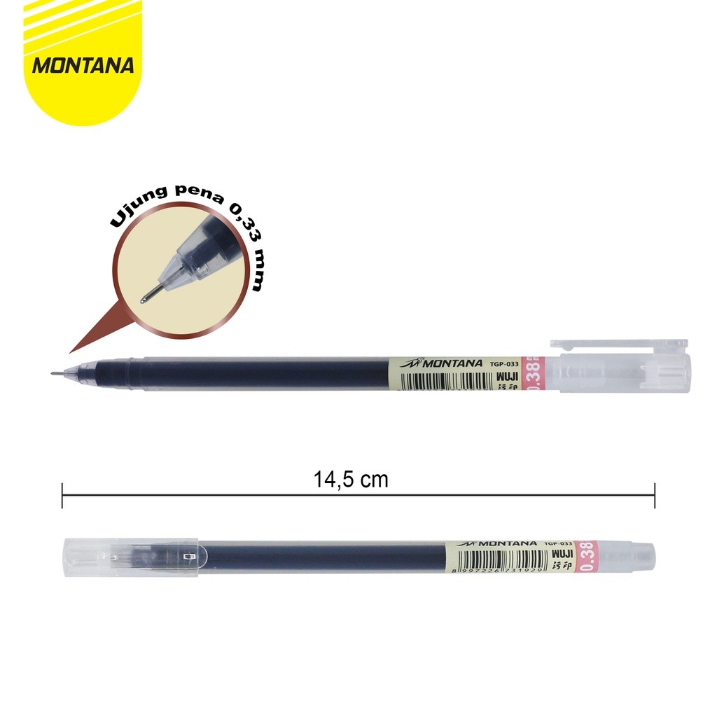 

Montana Gel Ink Pen / Ballpoint Gel 0.38 mm / TGP-033