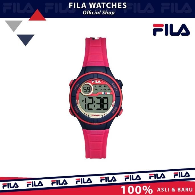 READY STOCK JAM TANGAN PRIA WANITA ANALOG FILA 38-205 ORIGINAL 