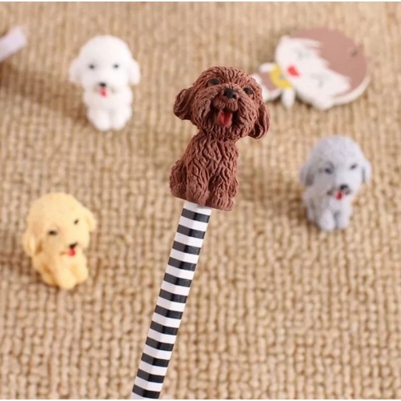 

Penghapus Lucu boneka anjing mini - penghapus pensil - satuan