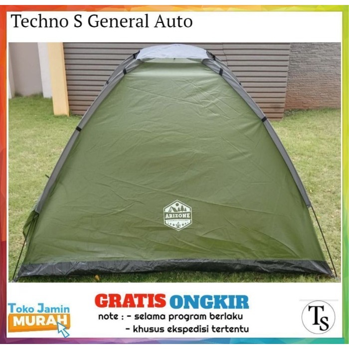 READY Dome Tenda Camping Lipat Dewasa Waterproof Tenda Kemah Outdoor Arizone