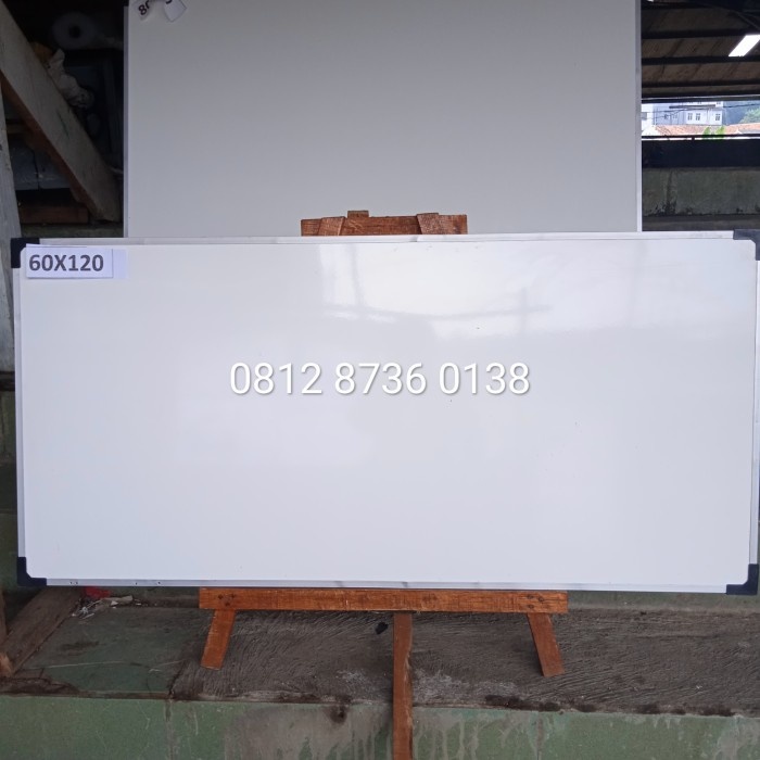 

papan tulis whiteboard non magnet gantung ukuran 60x120