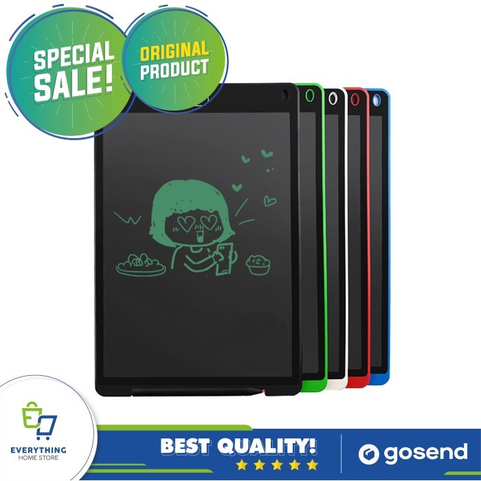 

PROMO! Papan Tulis LCD Digital LCD Writing Tablet Board 12 inch