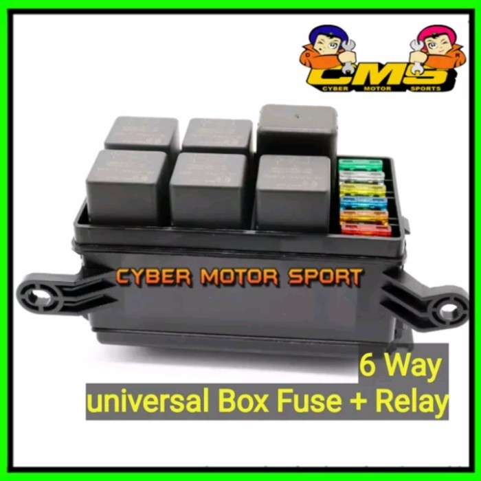 Terlaris Universal Box Sekring Relay Mobil. Paket Fuse Relay Box. Fusebox