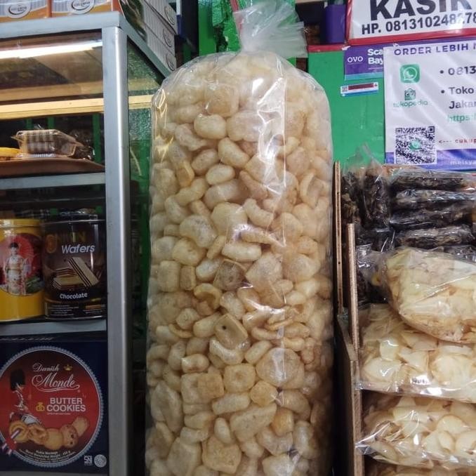 

DOROKDOK GULING KERUPUK KULIT ASLI SAPI RAMBAK JANGEK MURAH 1KG H85S