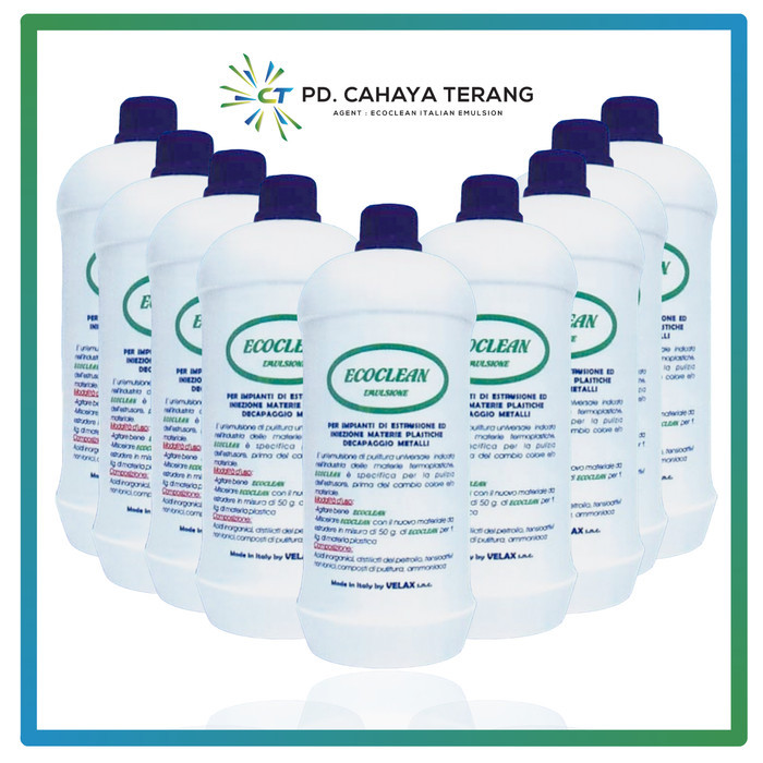 Cuci Gudang Ecoclean Emulsione Pembersih Mesin Plastik Screw Barrel Injection Extr