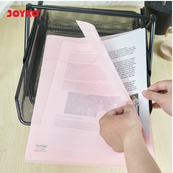 

JOYKO Map L warna PASTEL / Plastik Bening Clear Sleeves Joyko / CS-11-F4