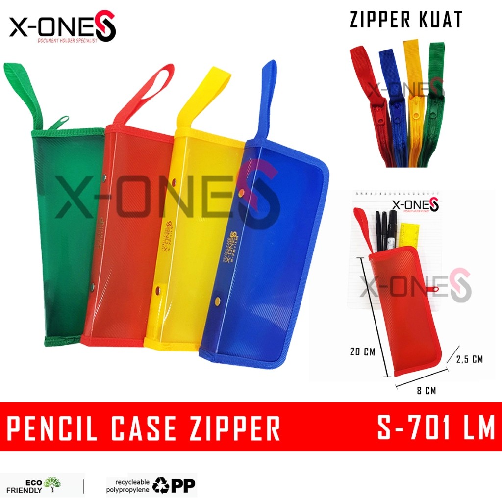 

X-ONE KOTAK PENSIL ZIPPER PENCIL CASE S-701LM