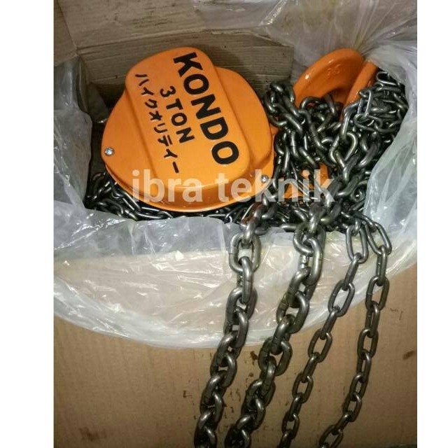 READY Chain Block Takel Katrol Kerekan Kondo 3Ton 5Meter