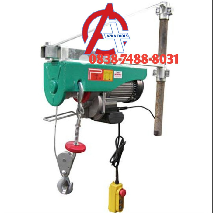 READY Katrol elektrik hoist electric mini hoist electric WIPRO PA500