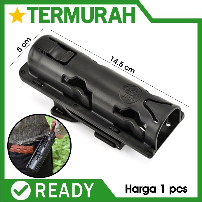 Stick Holster Baton Stick Putar Stik Tempat Sarung Polisi Pentungan holder otomatis original tongkat