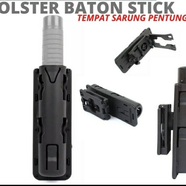 Stick sarung pentungan baton holster baton wadah baton holster stick DS panjang otomatis murah baton