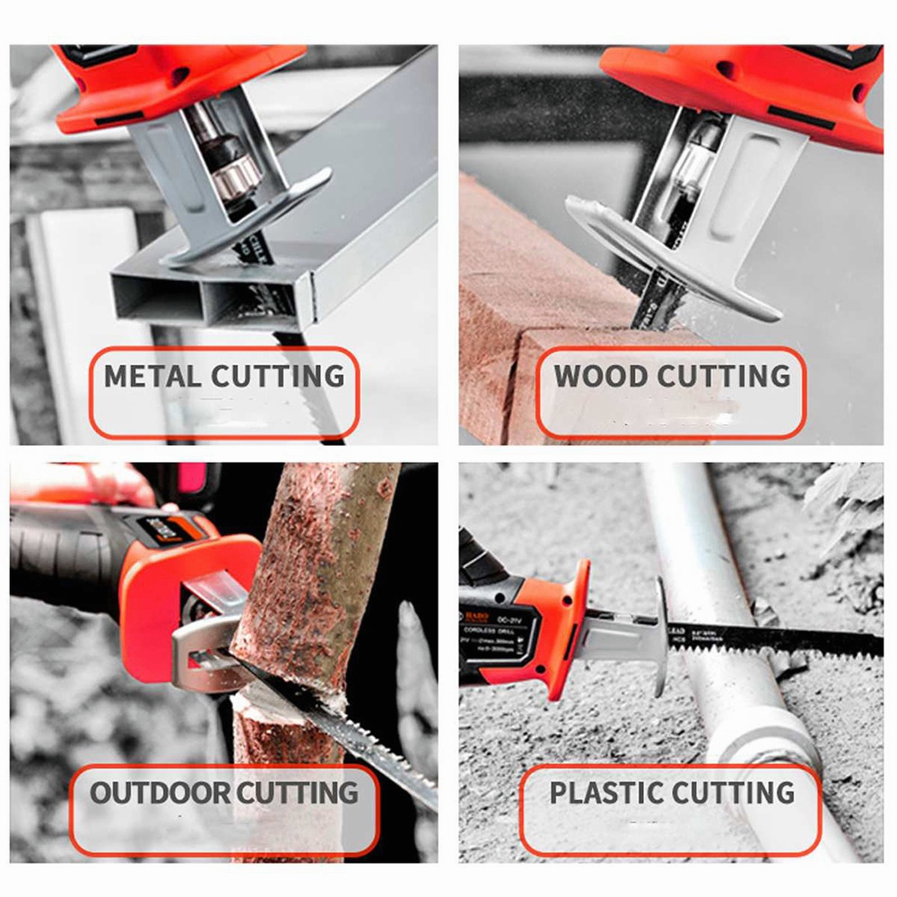 READY IRONHOOF Gergaji Rantai Chainsaw Gergaji Elektrik Mini Portable Genggam Lithium Charger