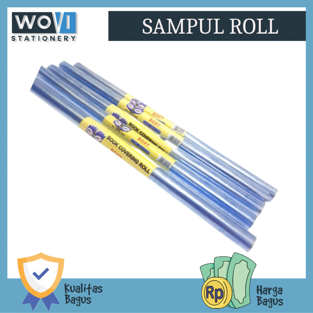 

[ROLL] Sampul Buku Mika Roll Pop1 / Sampul Roll Kwarto , Boxy , Folio / Sampul Buku Roll / Sampul