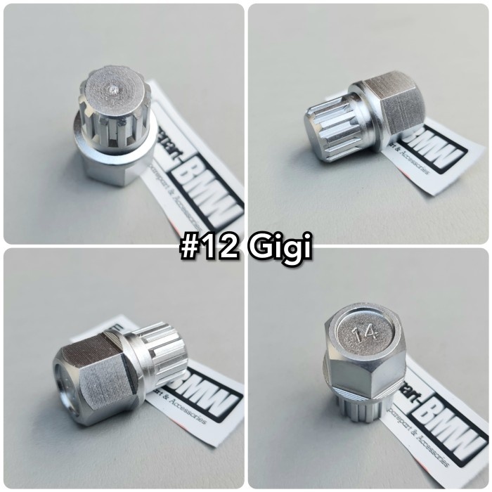 ADAPTER KUNCI ADAPTOR BAUT RODA VELG #12 GIGI BMW VW AUDI ANTI THEFT