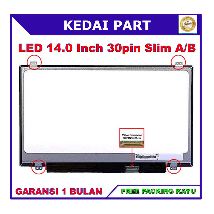 LCD LED LAPTOP B140XTN02.4 B140XTN02.D HB140WX1 14.0 30 SLIM