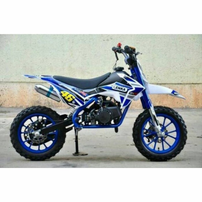 MOTOR MINI TRAIL LENKA 46 MESIN 2 TAK 50 CC - MAINAN MOTOR CROSS ANAK