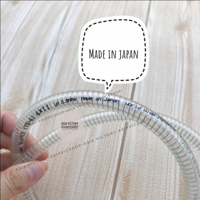 SELANG BENSIN MOTOR RX KING TRANSPARAN BENING KARBU MADE IN JAPAN