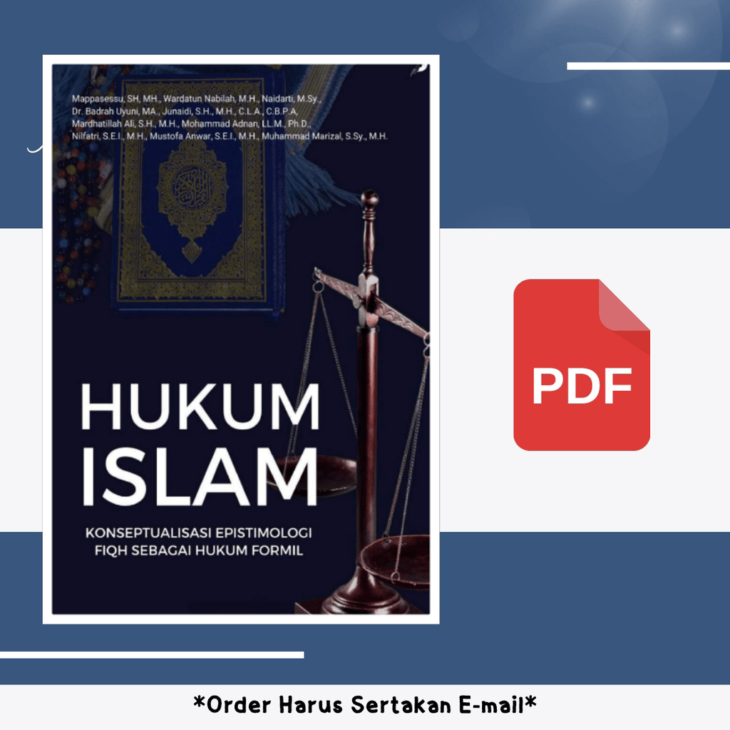 

1473. Hukum Islam Konseptualisasi Epistimologi Fiqih