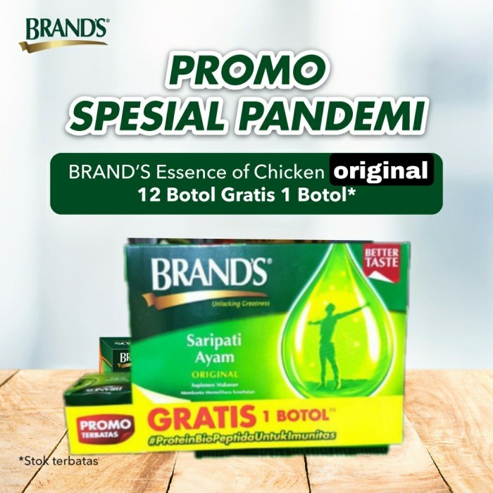 Promo Brand Sari Pati Ayam / Brand Essence Of Chicken 12 Botol