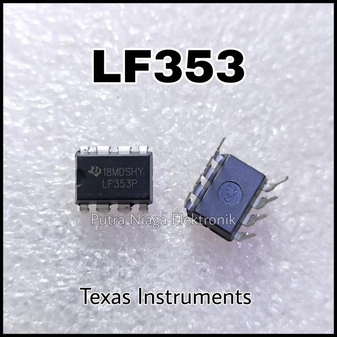 ic LF353N Dip 8 Pin / LF353 N High Quality putr4n Juara