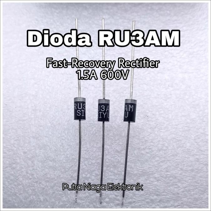 Diskon Dioda RU3AM Fast-Recovery Rectifier RU 3AM 1.5A 600V putr4n Diminati Banget