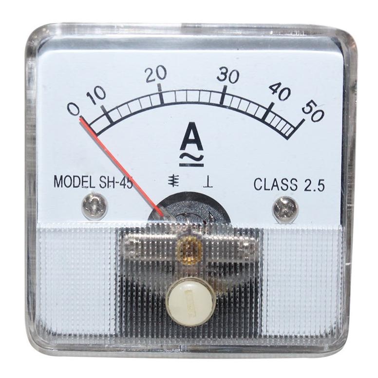 EELIC PAM-45 -A50-2 Panel AC/DC Ampere Meter Analog Program 45 Standart Internasional